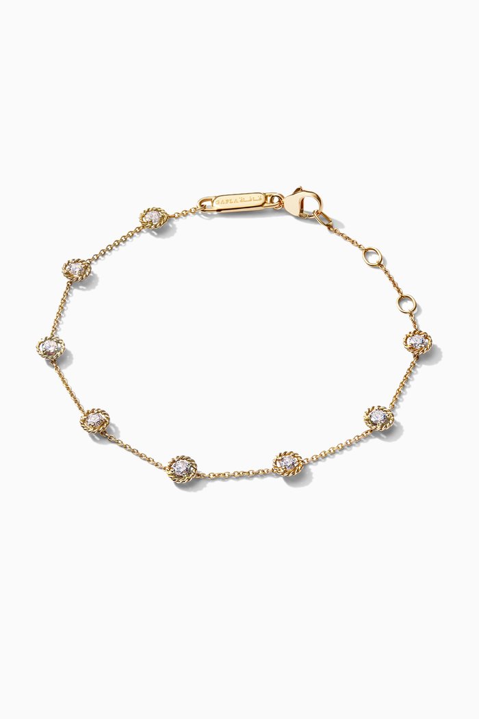 

Salasil Diamond Bracelet in 18kt Yellow Gold