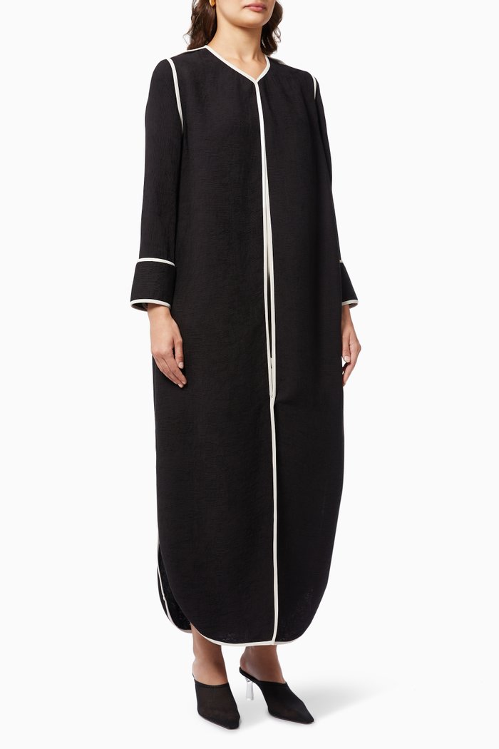 

Ripple Abaya, Black
