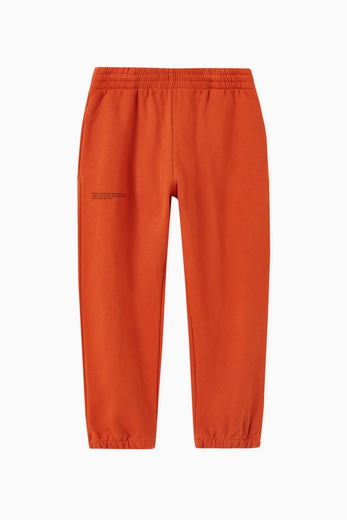 

365 Track Pants in Organic Cotton, Orange
