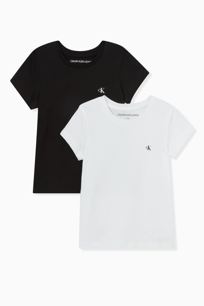 

Monogram T-shirt in Cotton, Set of 2, Multicolour
