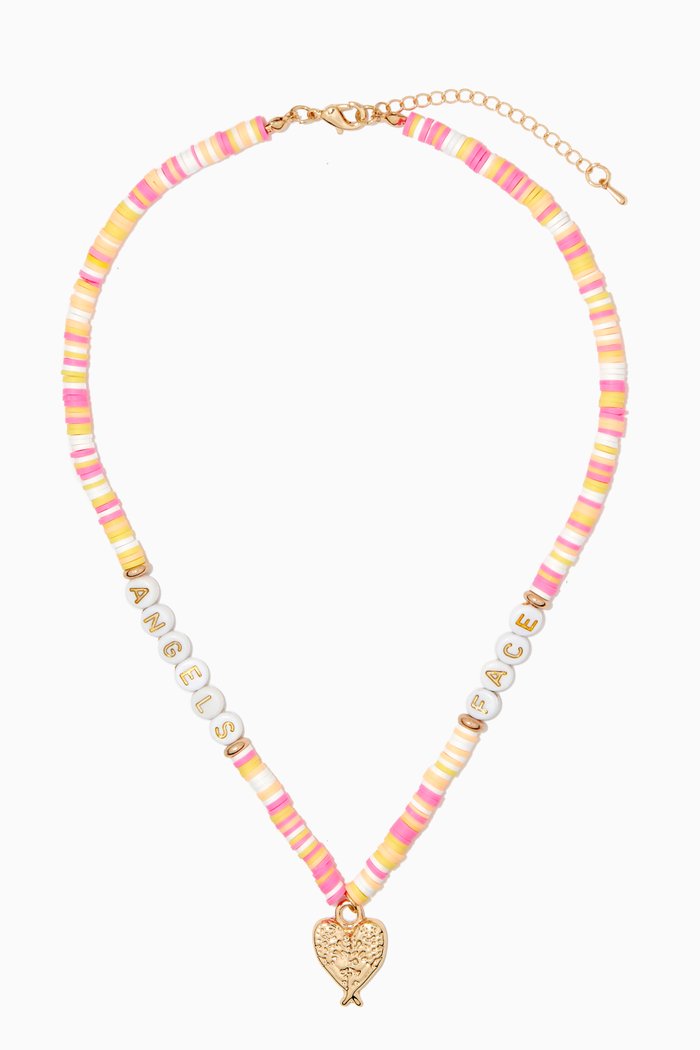 

Fruit Salad Necklace, Pink