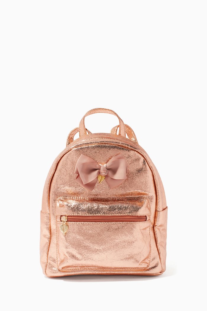 

Suki Metallic Rucksack, Pink