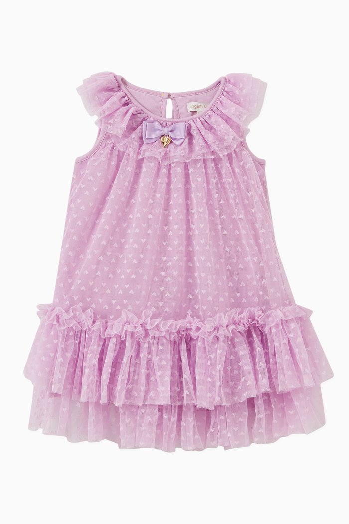 

Fi Hearts Dress in Tulle, Purple