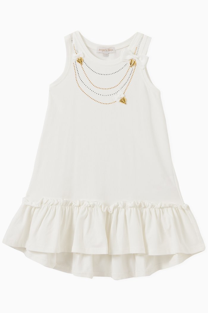 

Goldrush Dress in Jersey, White