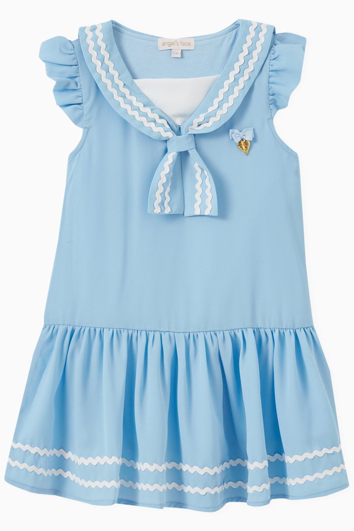 

Kira Dress in Nylon, Blue