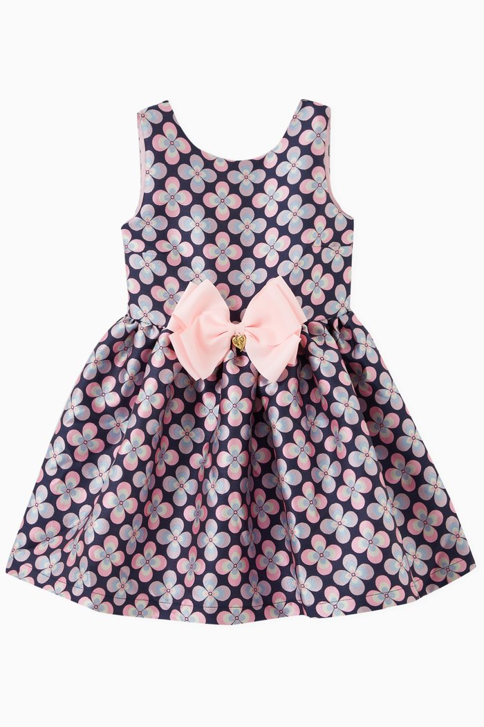 

Ruby Dress in Jacquard, Blue