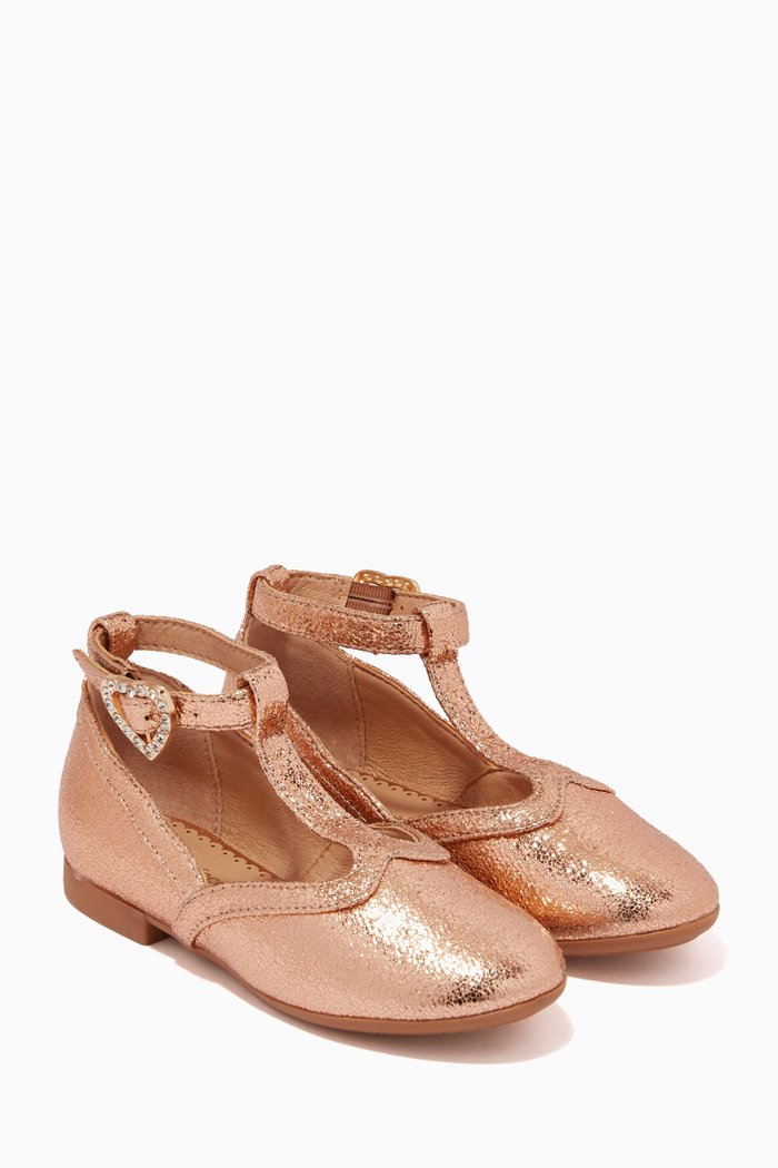 

Ashley Metallic Sandals, Pink