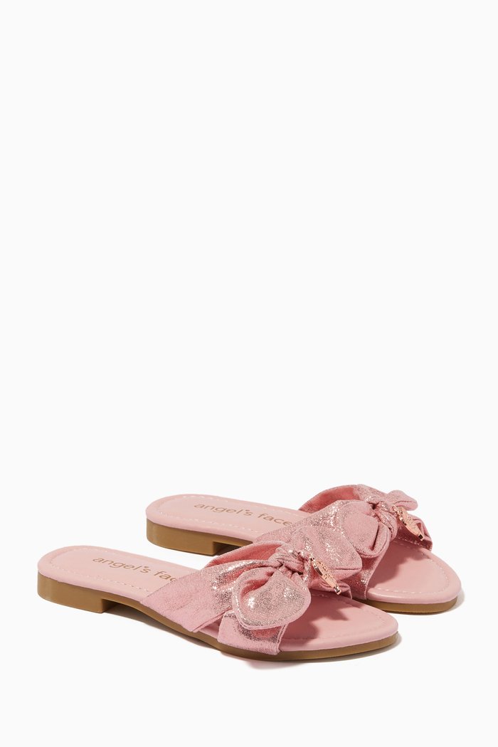 

Harper Bow Sandal, Pink