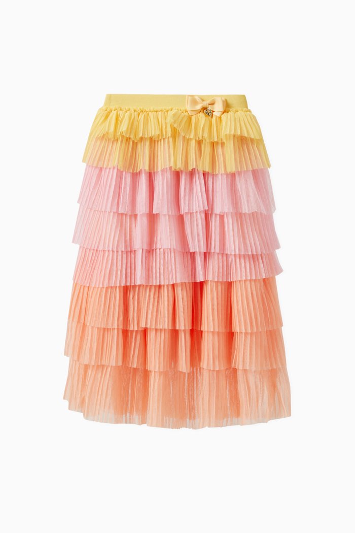 

Pandora Tiered Pleat Skirt, Multicolour