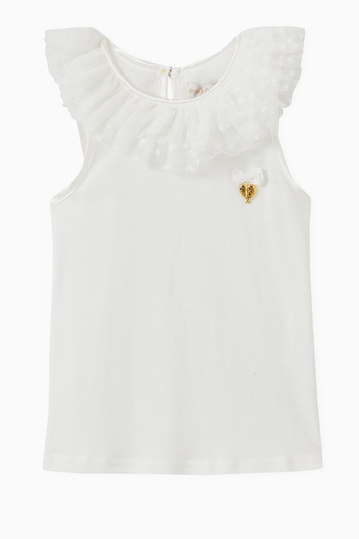 

Emerson Top in Cotton Blend, White