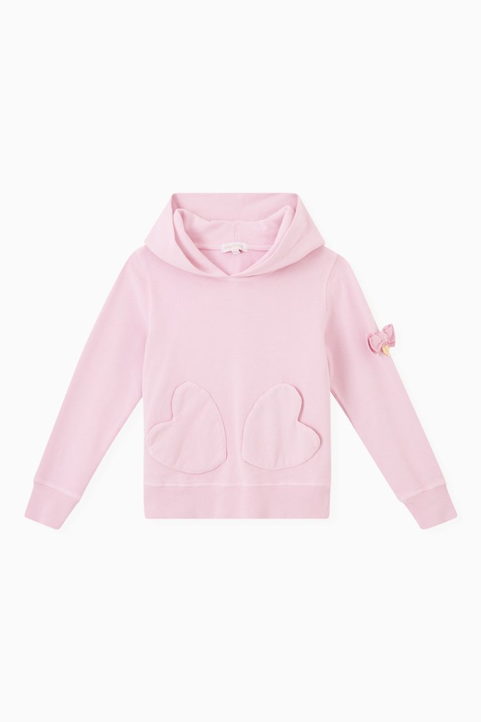

Lottie Hoodie in Cotton, Purple