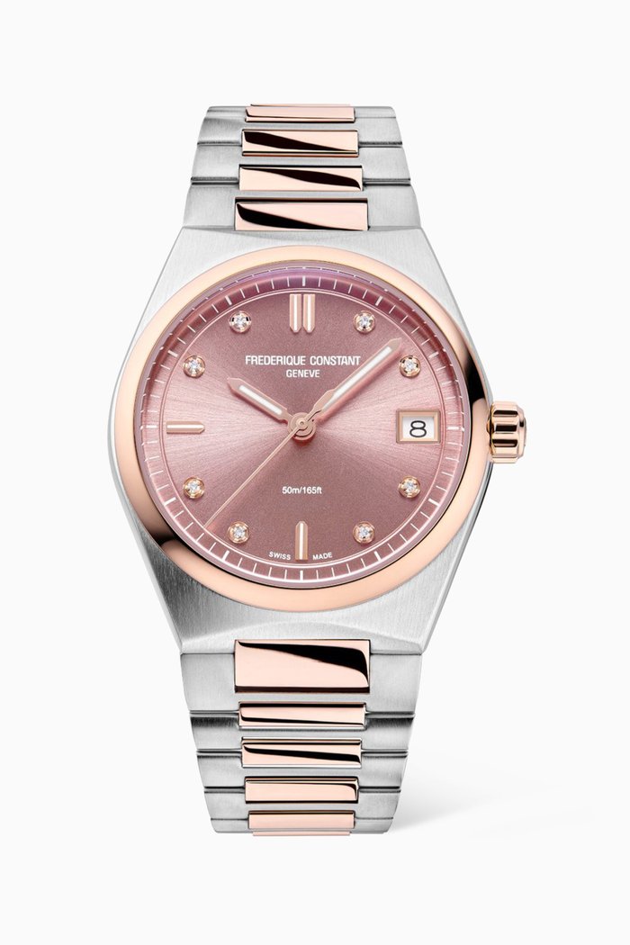 Highlife Sparkling Automatic Watch, Pink