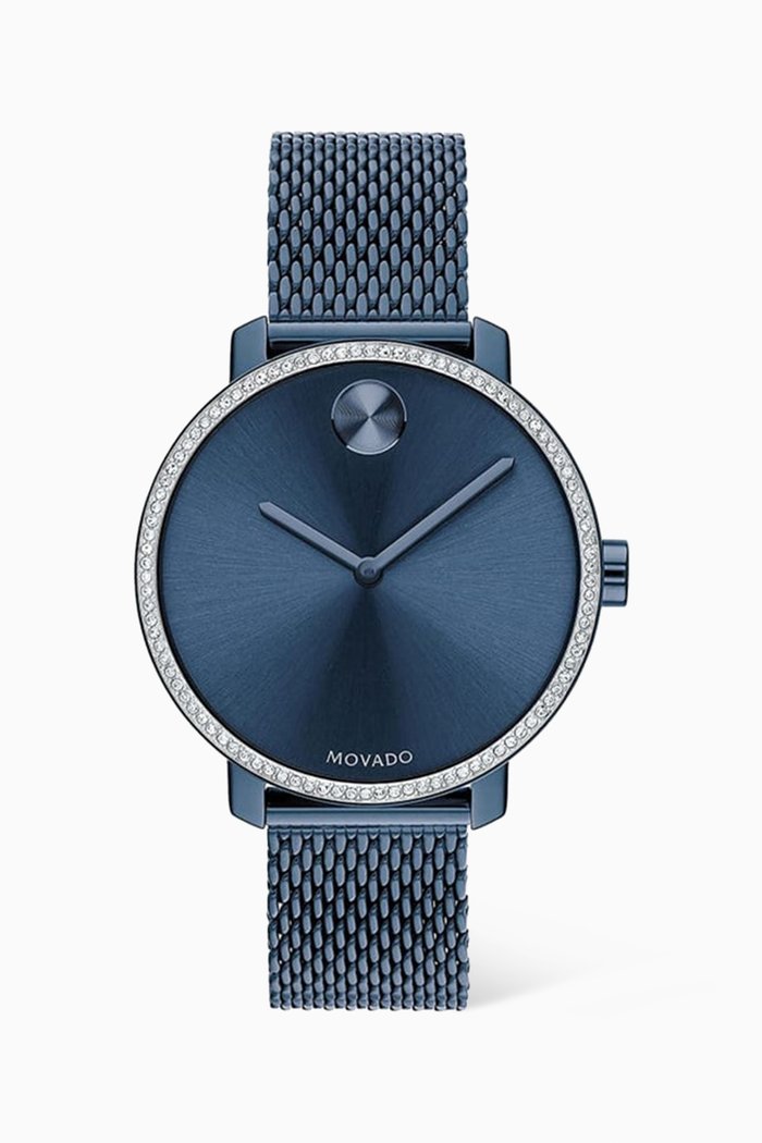

BOLD Ceramic Quartz Watch, 36mm, Blue
