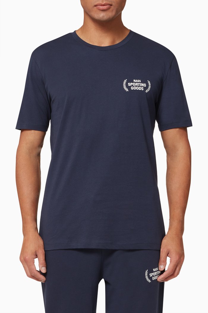 

Osaka T-shirt in Cotton Jersey, Blue