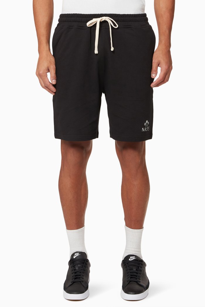 

Long Beach Shorts in Cotton, Black