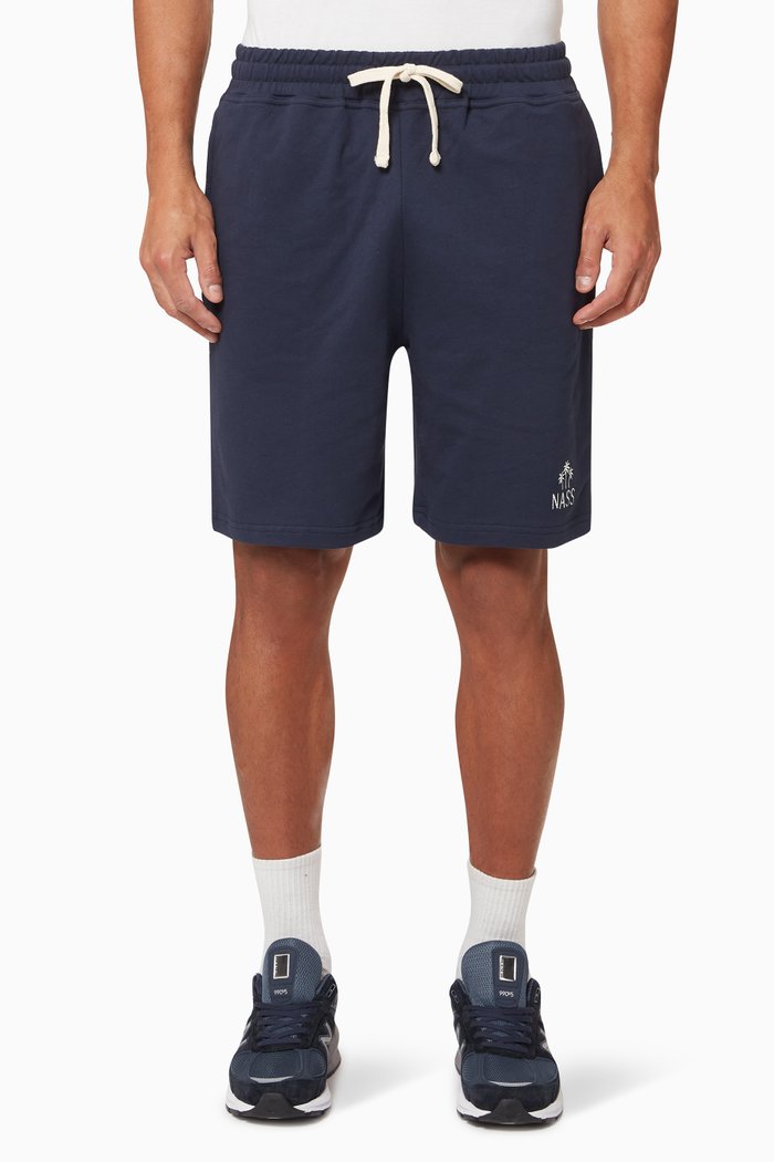 

Long Beach Shorts in Cotton, Blue