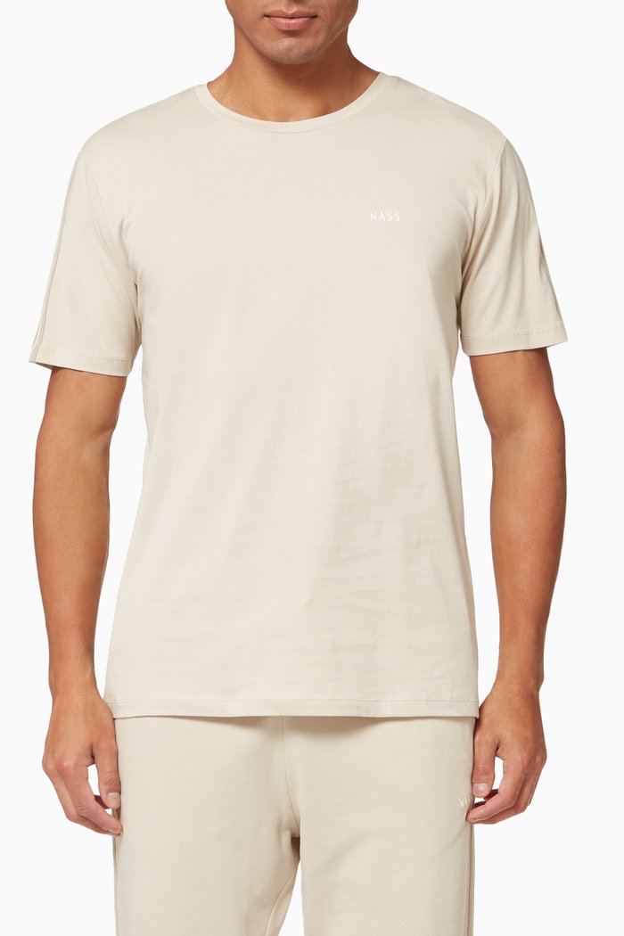 Oslo T-shirt in Cotton Jersey, Neutral