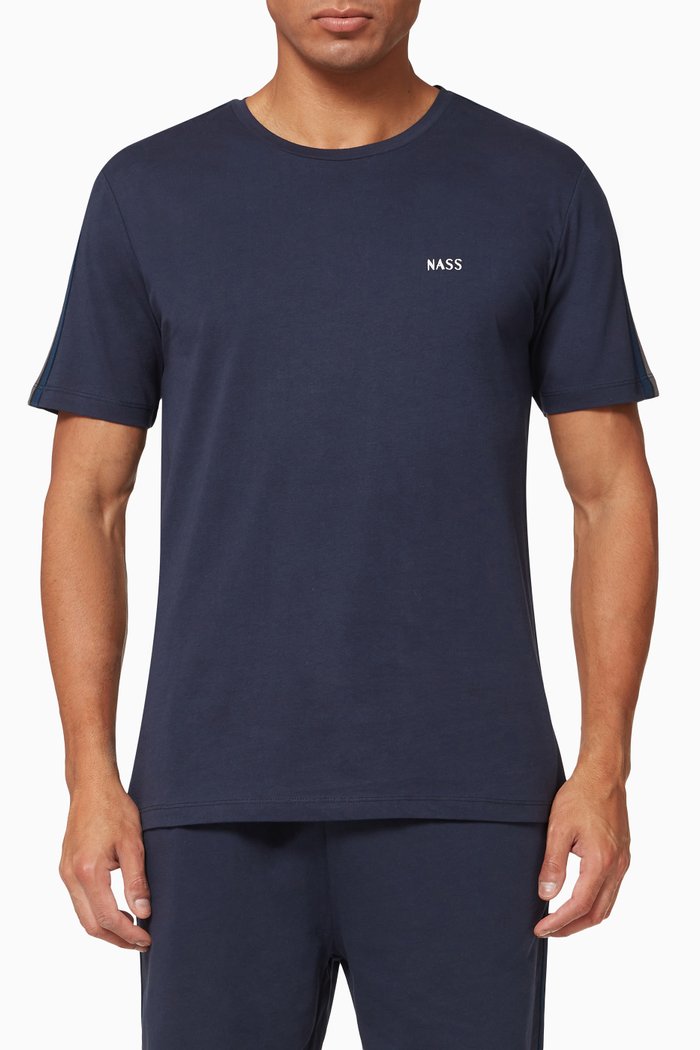

Oslo T-shirt in Cotton Jersey, Blue