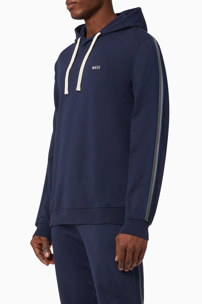 

Antwerp Hoodie in Cotton, Blue