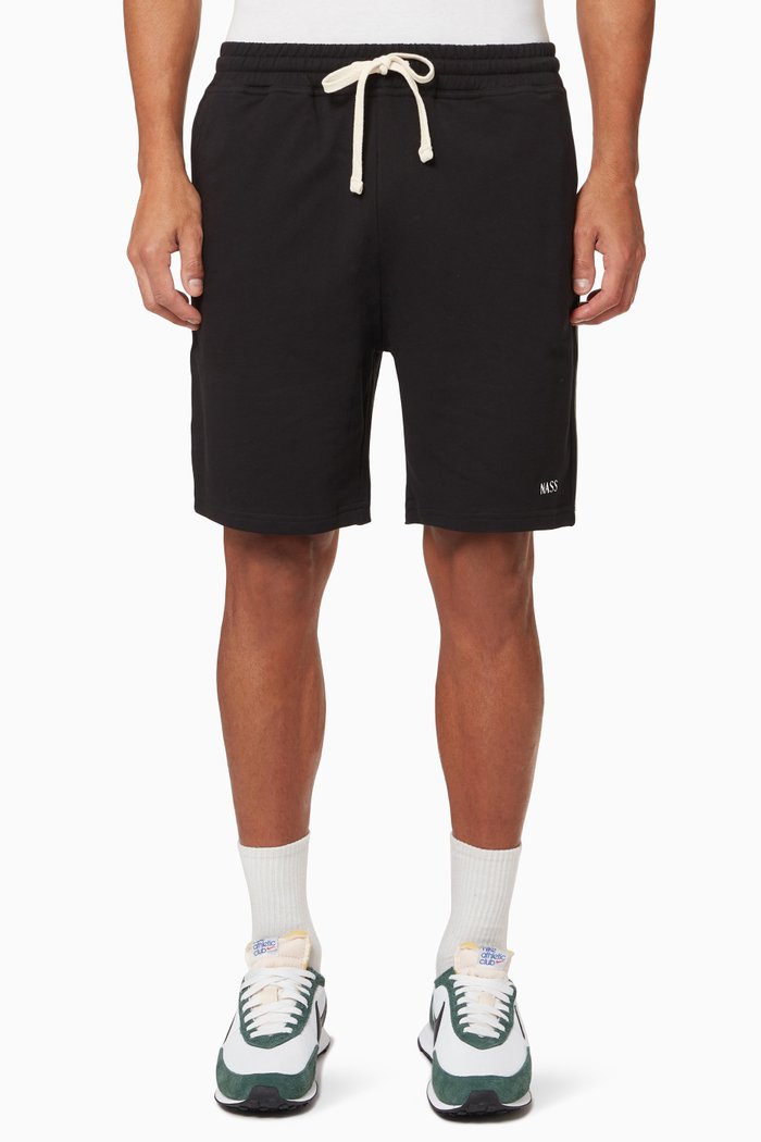 

Stockholm Sweat Shorts in Cotton, Black