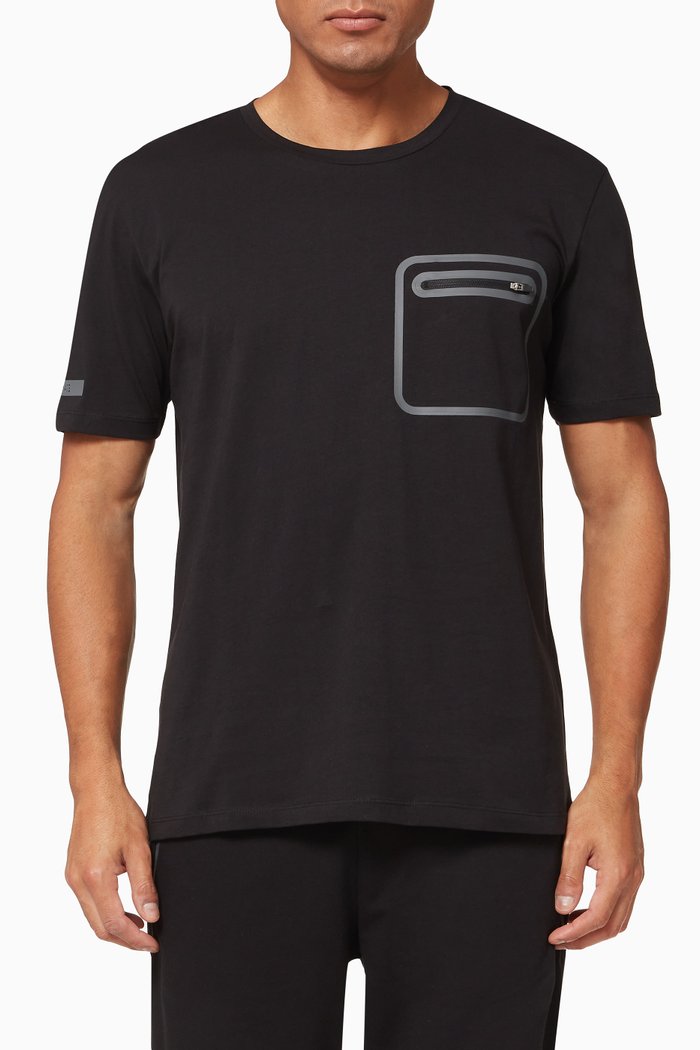 

Berlin T-shirt in Cotton Jersey, Black