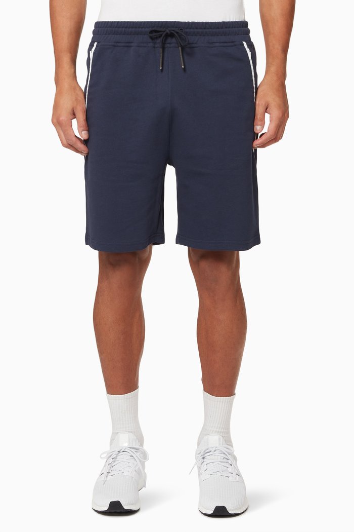 

Vienna Lounge Shorts in Cotton, Blue
