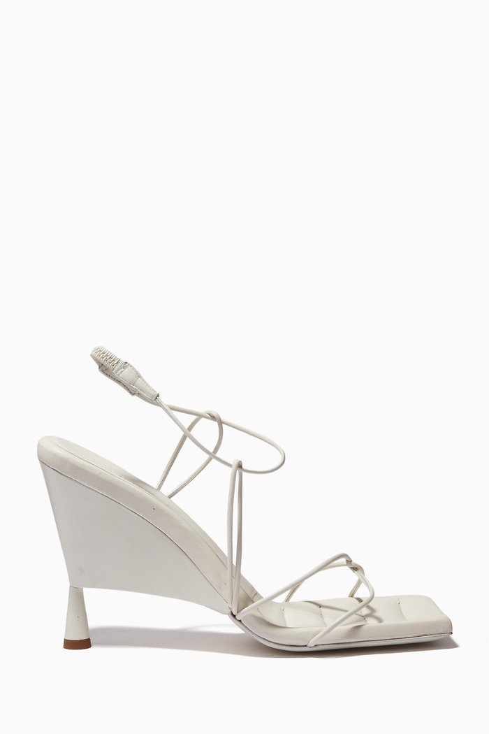 

x RHW Rosie 19 Strappy Sandals in Leather, Neutral