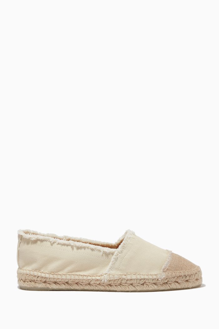 

Kampala Espadrilles in Canvas & Raffia, Neutral