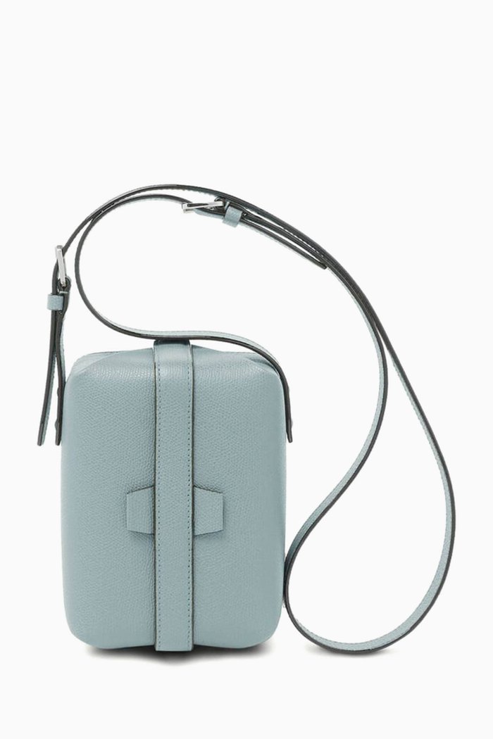 

Tric Trac Crossbody Bag in Leather, Blue