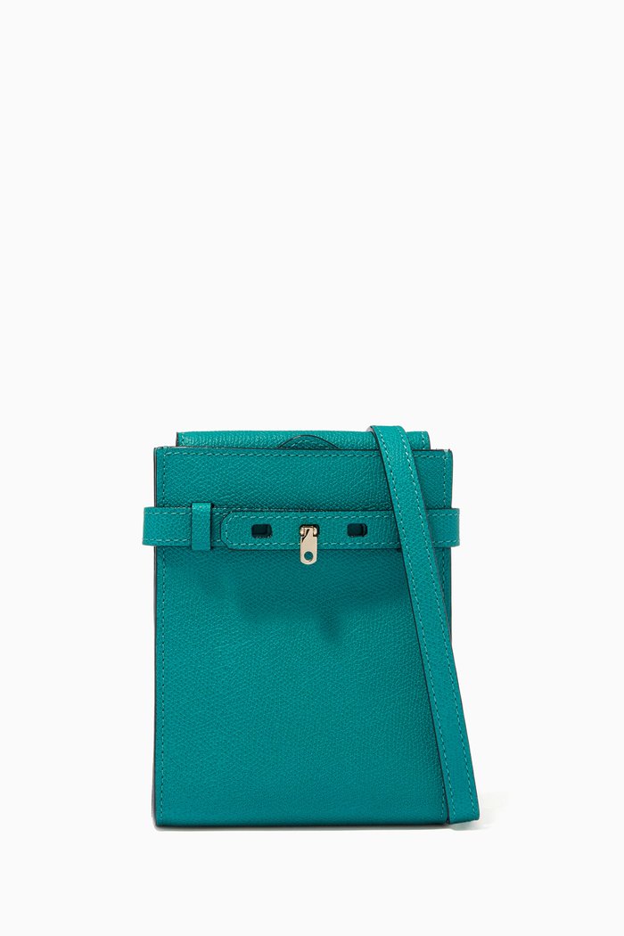 

Slim B-Tracollina Crossbody Bag, Green