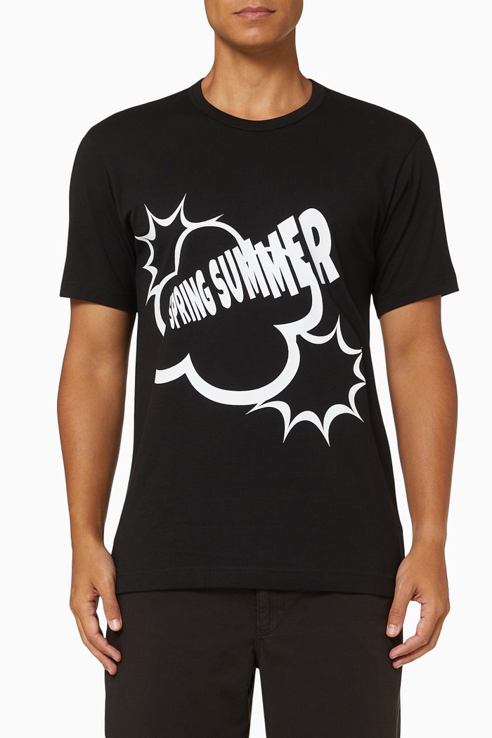 

x Christian Marclay T-shirt in Cotton Jersey, Black