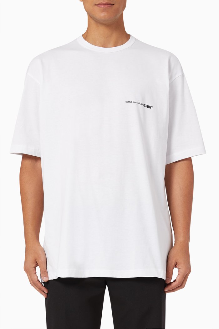 

Logo T-shirt in Cotton Jersey, White