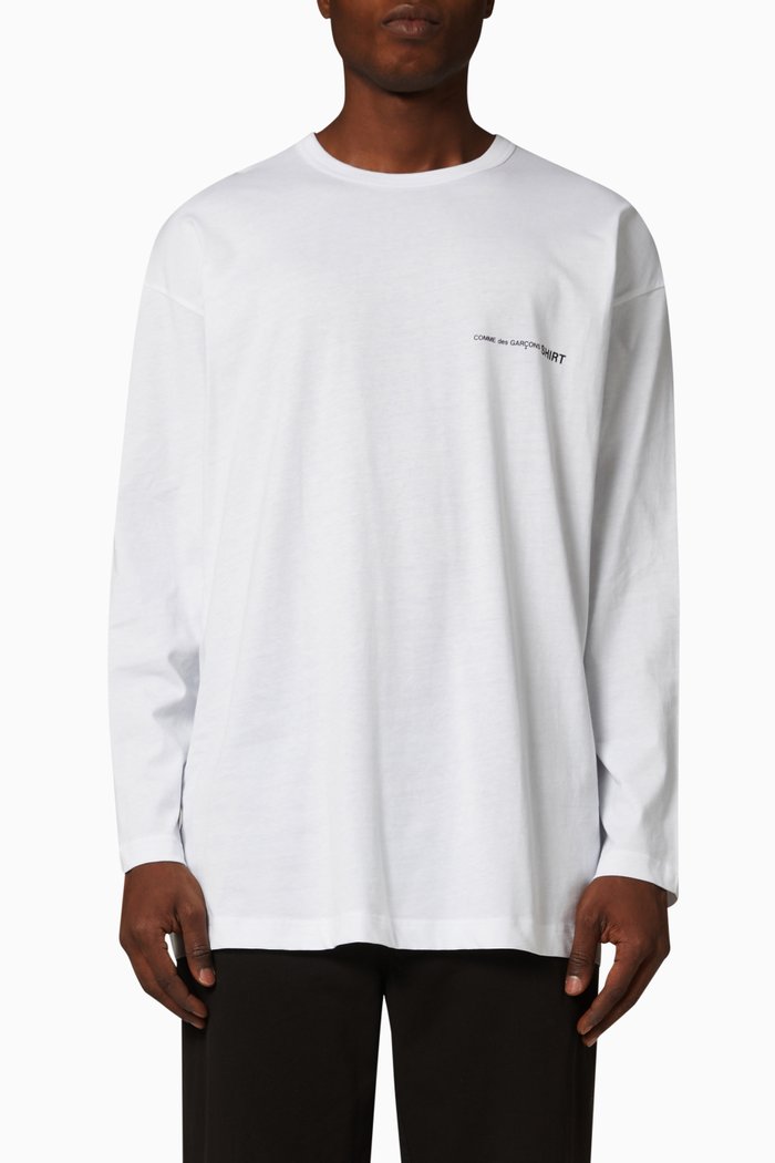 

Logo T-shirt in Cotton Jersey, White