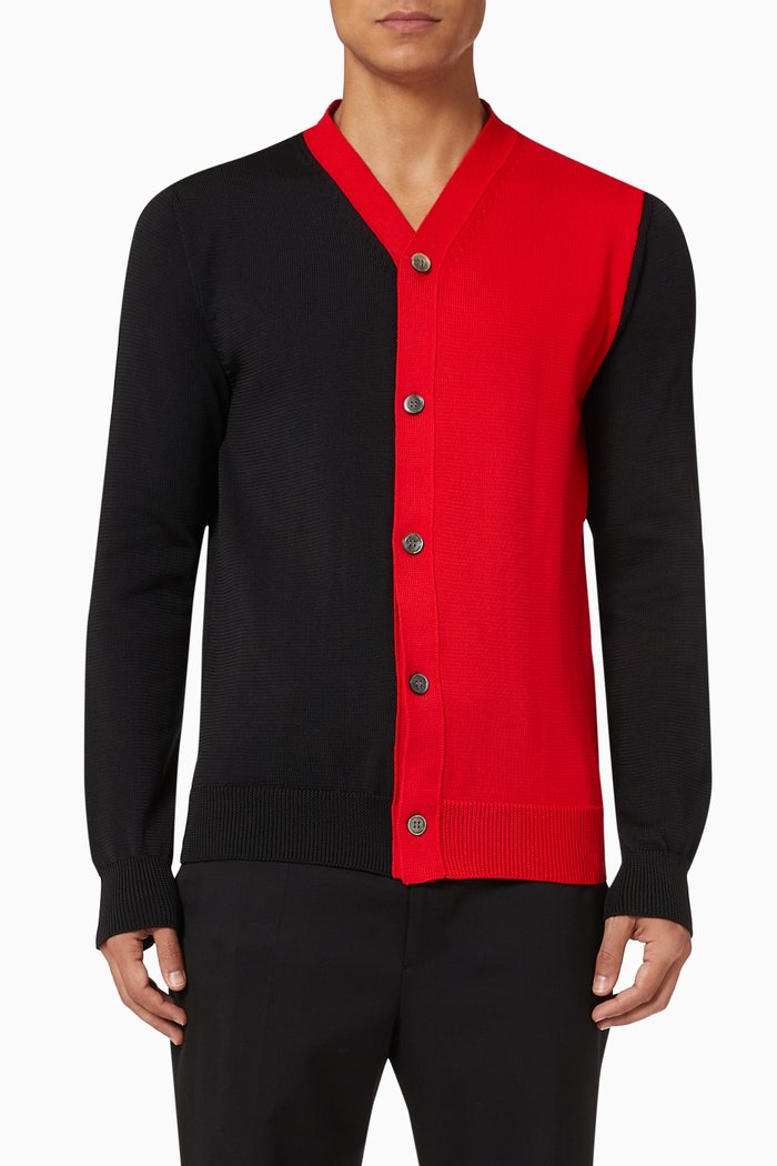

Long Sleeve Cardigan, Red