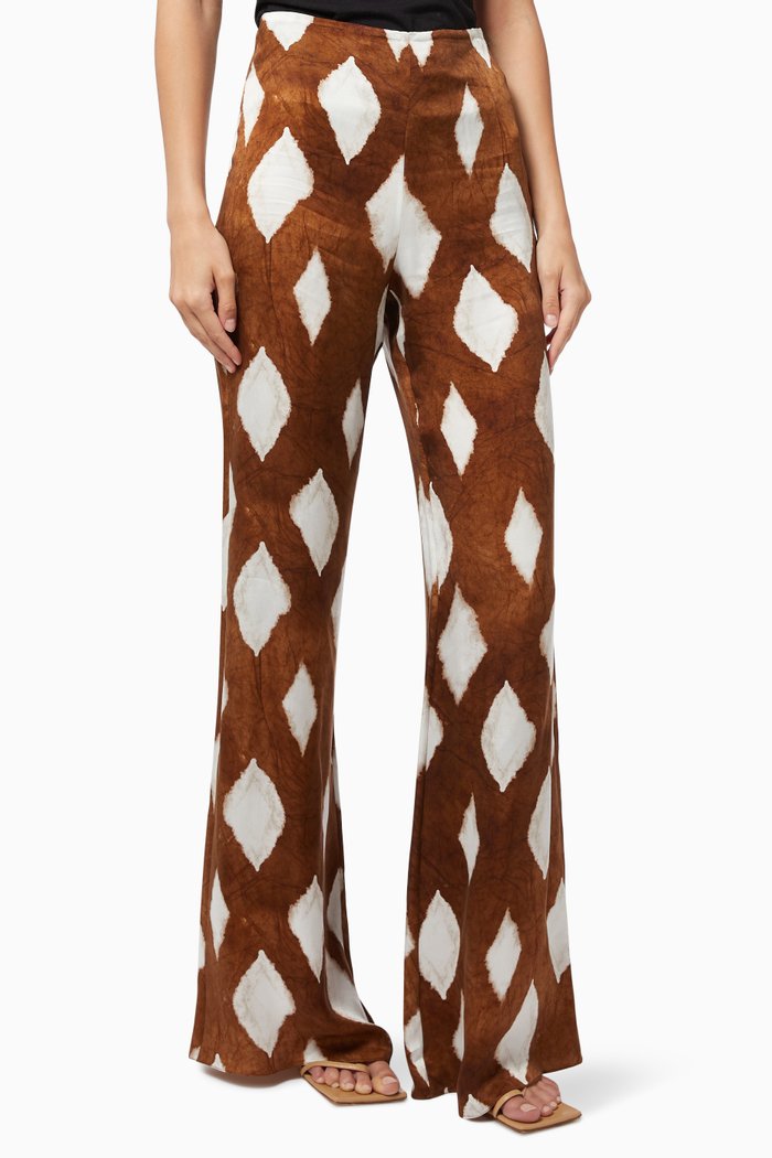 

Kate Pants in Cupro, Brown
