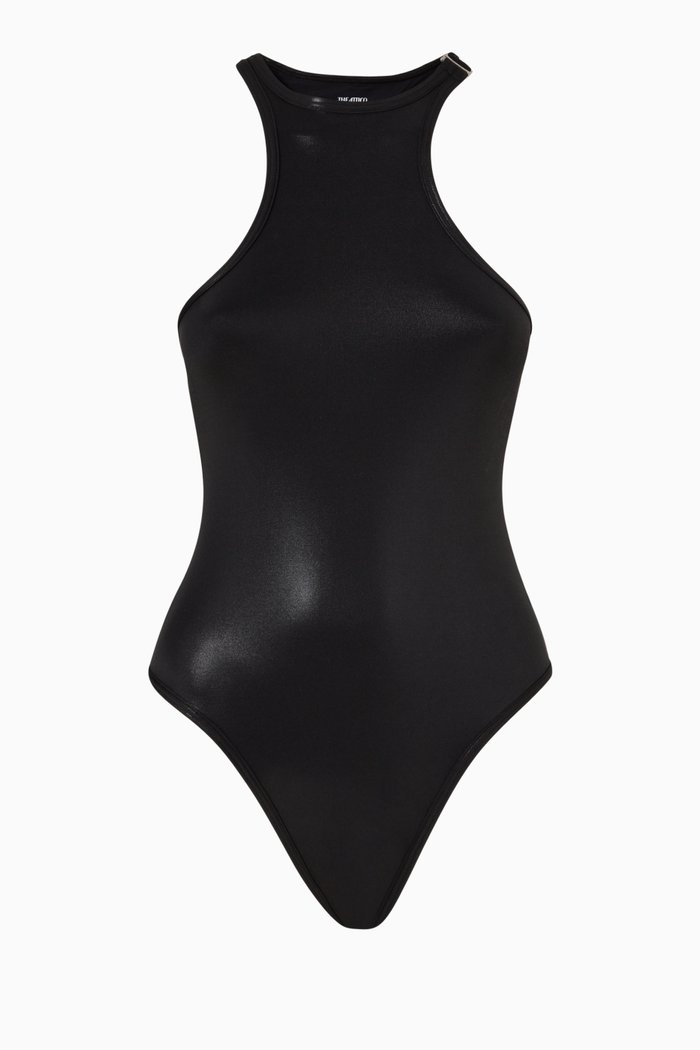 

Racerback Swimsuit, Black