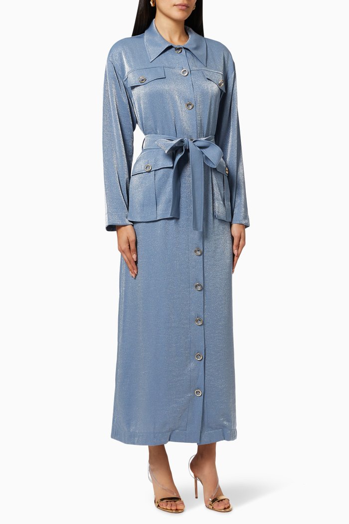 

Long Sleeve Jacket, Blue