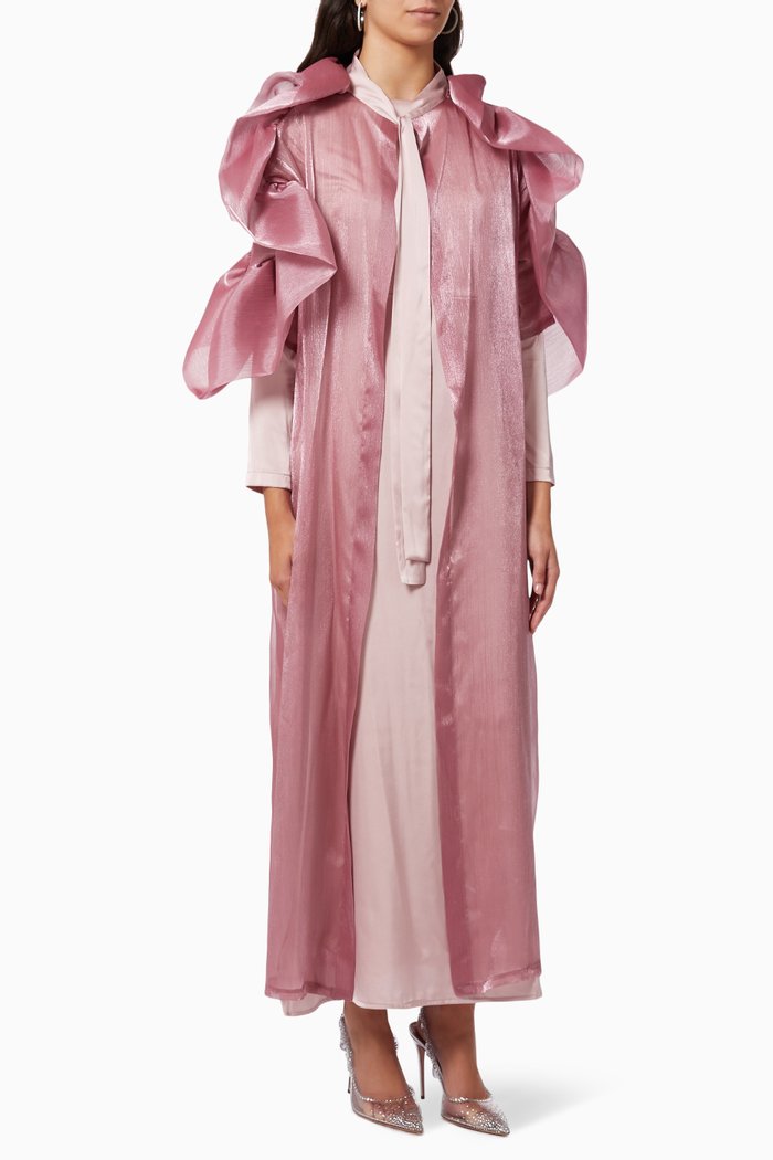 

Bow-Tie Ruffle Dress, Pink