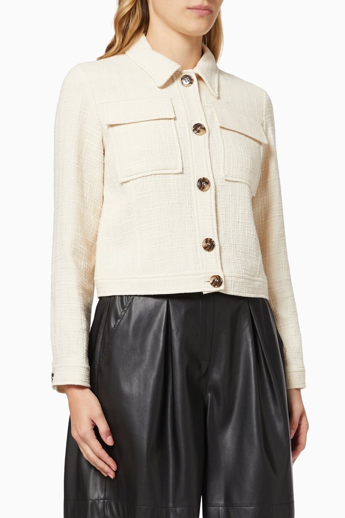 

Chicca Jacket in Cotton, White