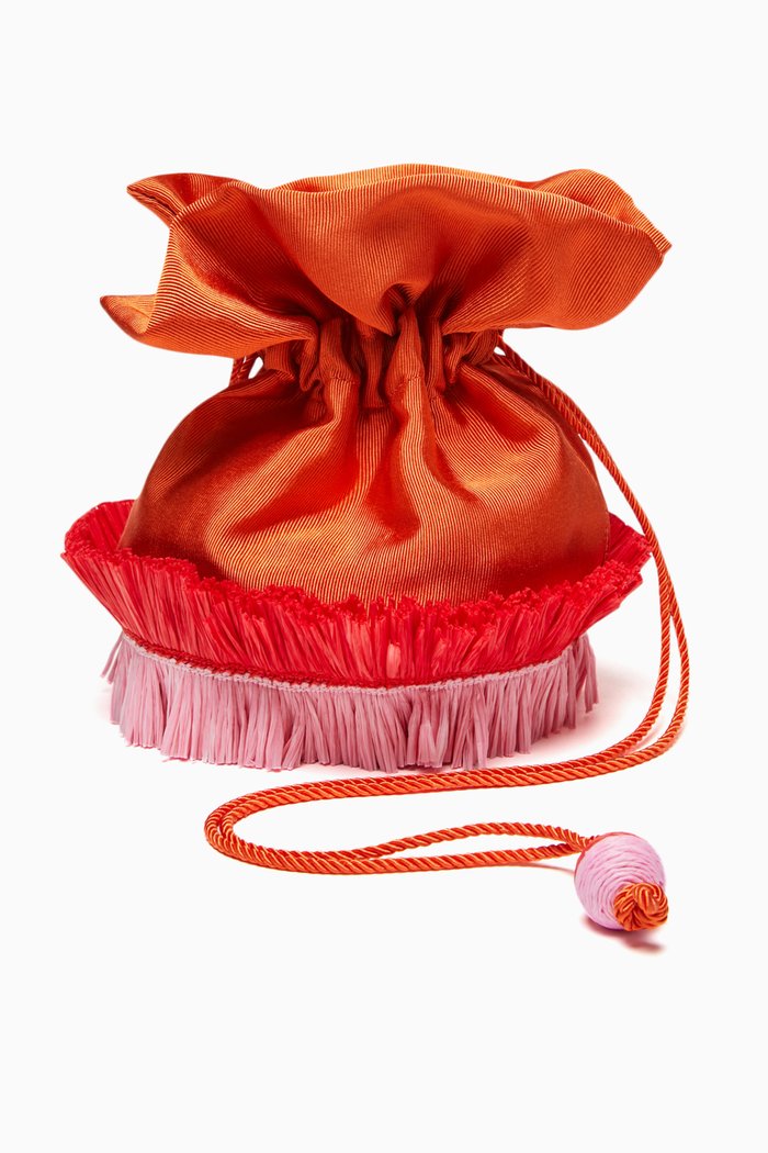 

Marisol Bucket Bag in Polyester, Orange