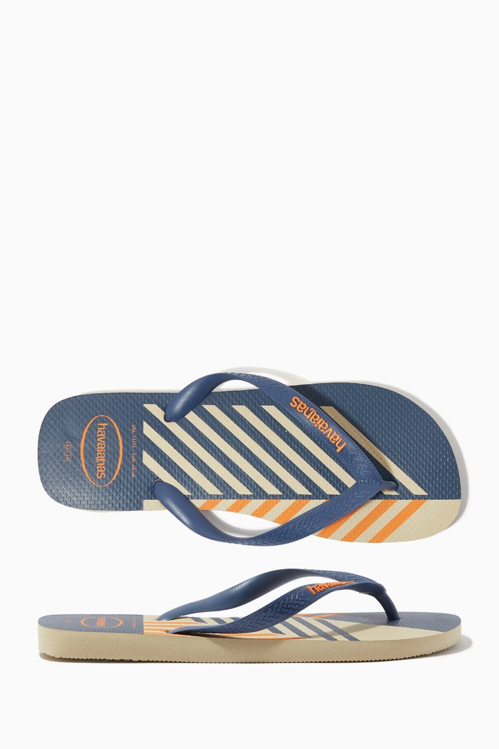 

Havaianas Trend Flip Flops in Rubber, Multicolour