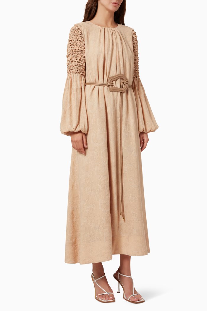 

Belted Maxi Dress, Pink