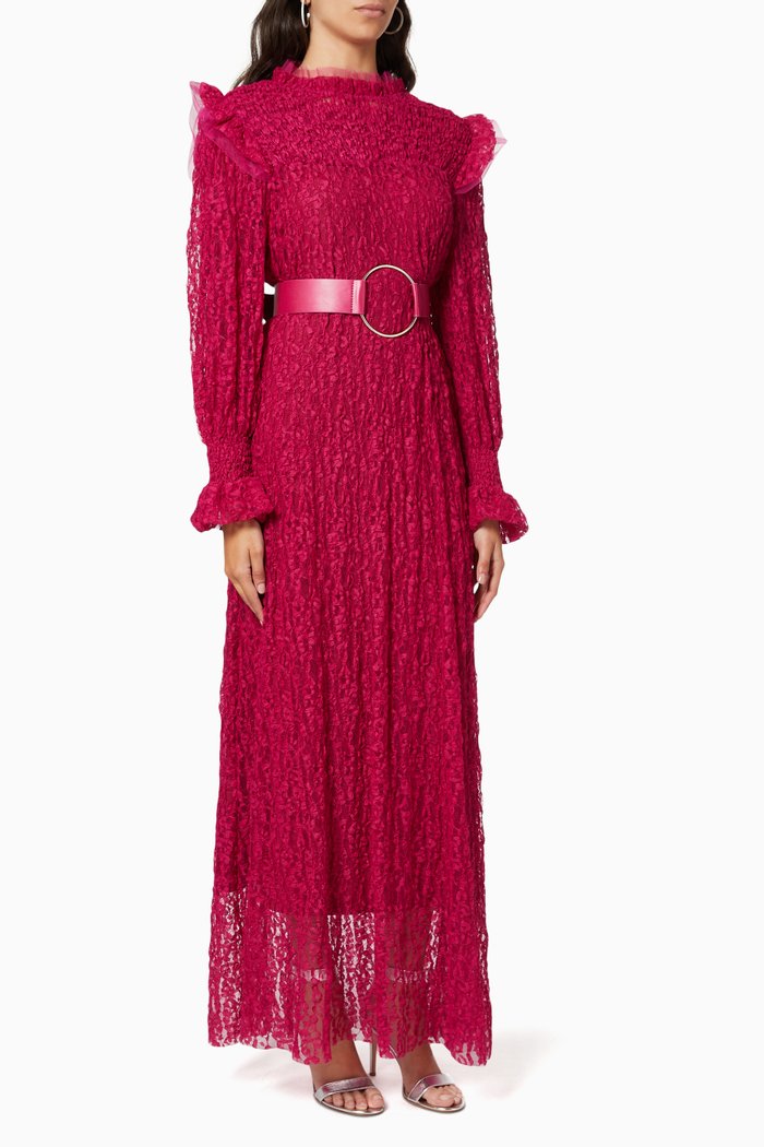 

Lace Maxi Dress, Pink