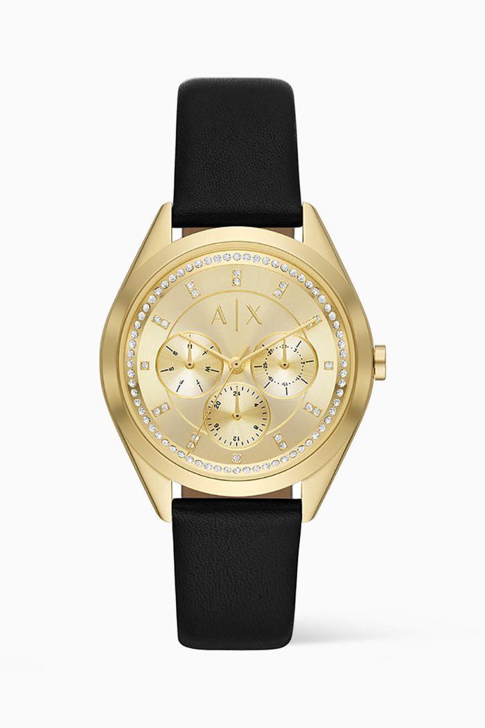 

Lady Giamco Quartz Watch, 38mm, Black