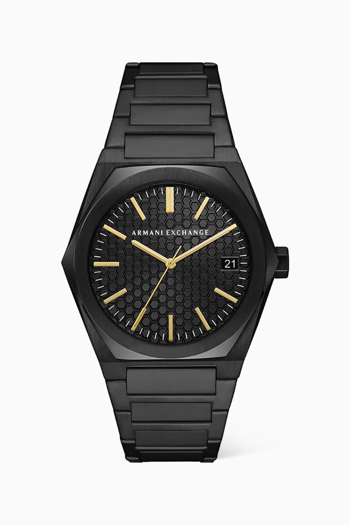 

Geraldo Quartz Watch, Black