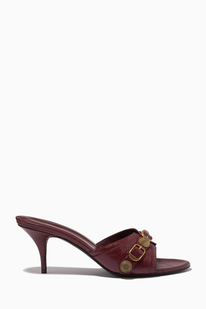 

Cagole 70 Sandals in Arena Lambskin, Red