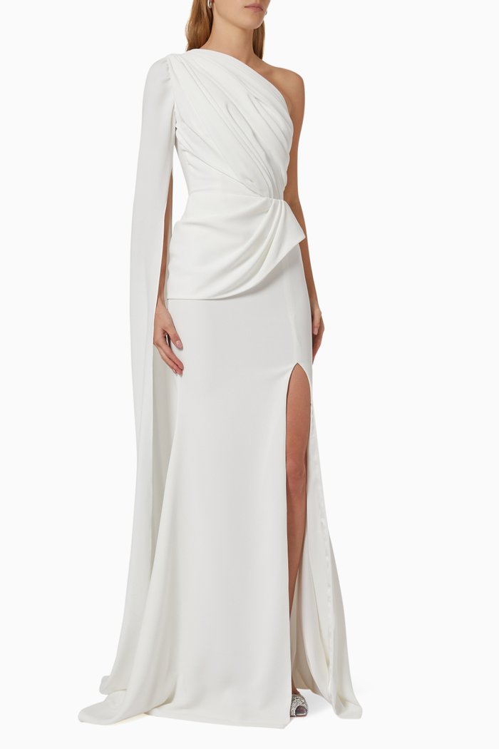 

Hera Gown in Crepe, Neutral