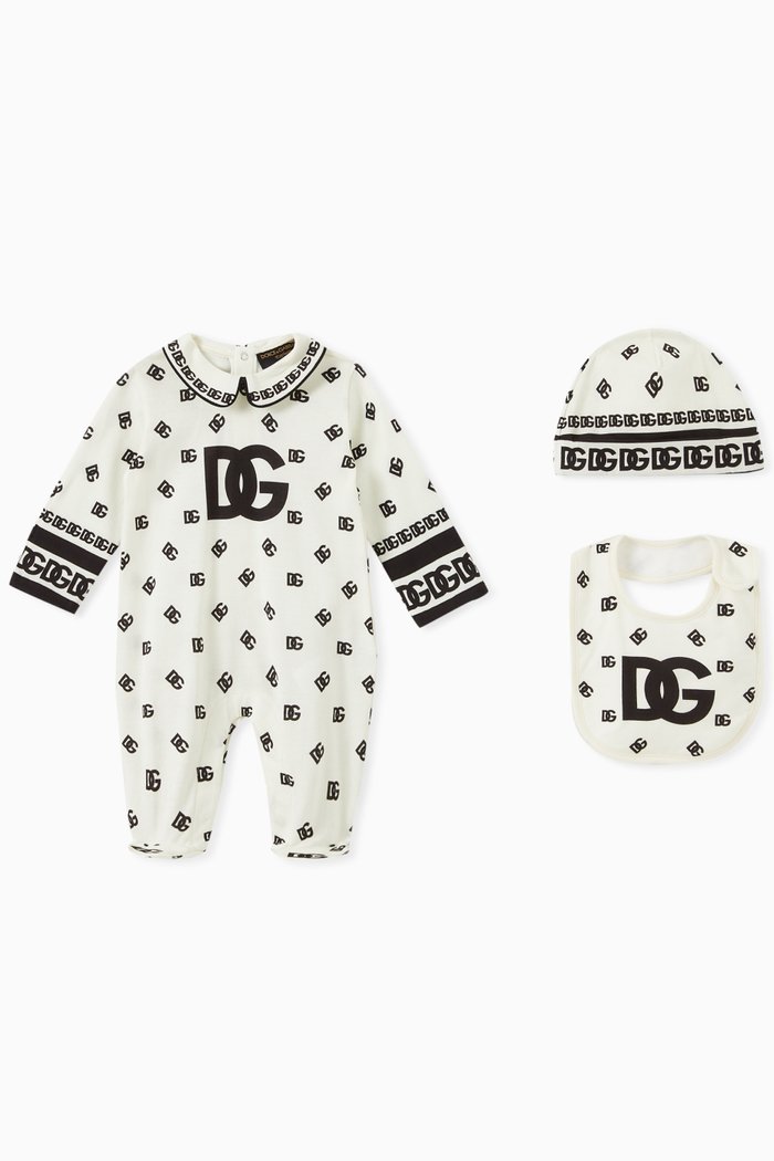 

Logo 3-piece Jersey Set, Neutral