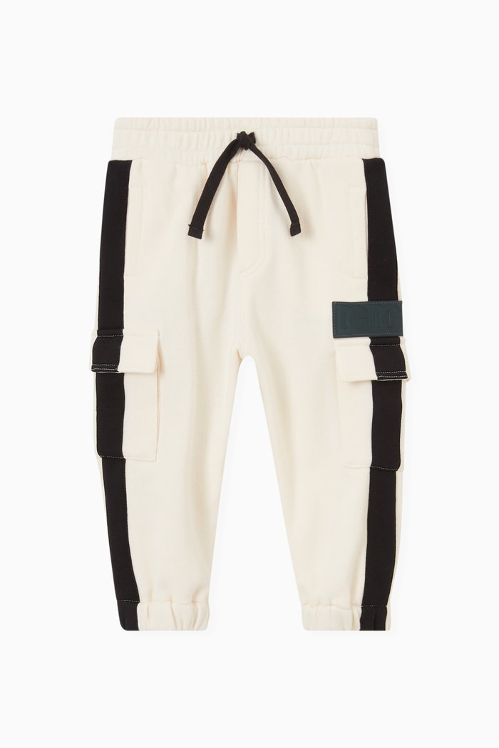 

Cargo Trackpants in Cotton, Neutral