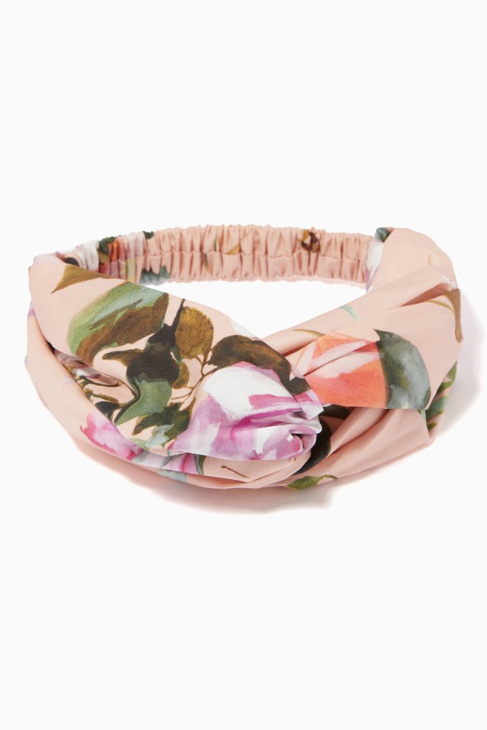 

Floral Headband, Orange